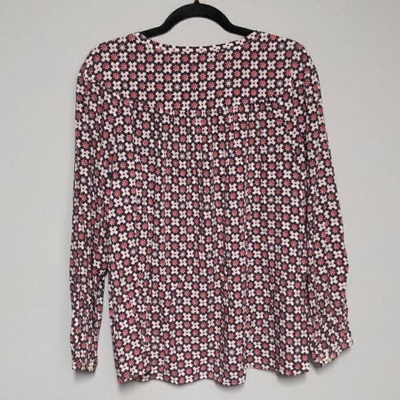 Loft Purple Long Sleeve Blouse - Picture 5 of 6